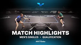 Nandor Ecseki vs Cedric Nuytinck | WTT Contender Doha 2021 | Men's Singles | QUAL Highlights
