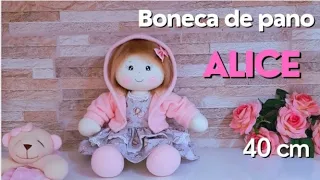 Incrível 🌟 Confecção de bonecas de pano , Um brinquedo  diferente Com o  Cabelo de Pelúcia ❤