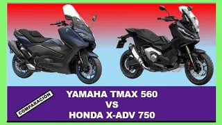 ➤ YAMAHA T-MAX 560 vs HONDA X-ADV 750  ¿Cuál Comprar? Comparación 2023 #yamahatmax #hondaxadv750