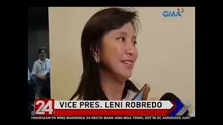 24 Oras: Vice Pres. Robredo, hindi inaalis ang posibilidad ng pagtakbo sa pagkapangulo sa 2022