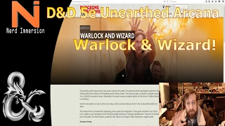 D&D 5e | Unearthed Arcana - Warlock & Wizard! | Nerd Immersion