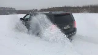 Когда застрянет Тахо? Chevrolet против Нивы!