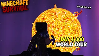 INSANE 4000 Days Minecraft World Tour...