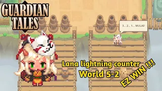 World 5-2 Lana lightning counter - Guardian Tales