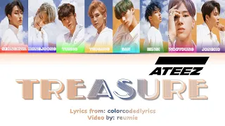 ATEEZ(에이티즈) - ‘TREASURE’ (Color Coded Lyrics/Han/Rom/Eng)