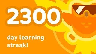 duolingo 2300 day streak