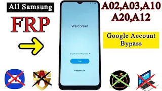 All Samsung A02,A03,A10,A12,A20,A30 FRP Bypass 2024 Google Account Bypass Without PC Android 11
