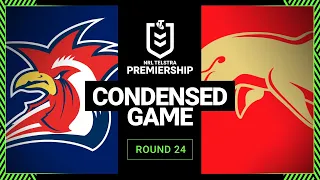 NRL 2023 | Sydney Roosters v Dolphins | Condensed Match, Round 24