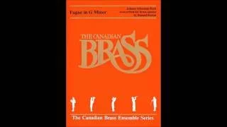 Fugue in G Minor (Little) Brass Quintet Score from Canadian Brass Publications