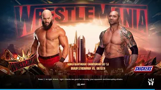 "💥 WWE 2K24 FULL MATCH —  Braun Strowman vs. Batista —  World Heavyweight Title Match