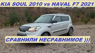 Kia Soul 2010 vs Haval F7 2021