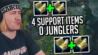 HOW are people abusing 4 support items and 0 JUNGLERS ???