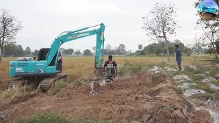 Excavator Kobelco sk140-8[เตรียมพื้นที่ถมที่ ไล่หนูกันฮากระจาย555]