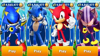 Sonic Dash - Red Sonic vs Metal Sonic vs Movie Sonic vs Darkspine Sonic vs All Bosses Zazz Eggman