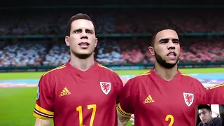PES 2021 - WALES vs ITALY EURO 2021 group A - Full Match All Goals HD - efootball Gameplay PC