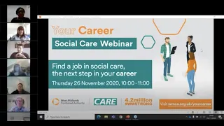 Your Career: Social Care Webinar