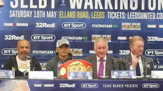 WARRINGTON VS SELBY  HEATED FINAL PRESS CONFERENCE IN HD