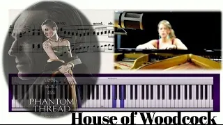 House of woodcock - Phantom Thread - Jonny Greenwood (Pianocover, Tutorial & Sheet music)