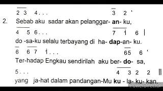 26 Februari 2023 - Minggu Prapaskah I - Tahun A - Mazmur tanggapan & BPI