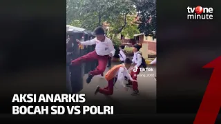 Ngakak! Aksi Anarkis Bocah SD Terhadap Pasukan Polri | tvOne Minute