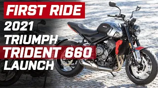 2021 Triumph Trident 660 First Ride | Triple trouble for Yamaha MT-07 & Kawasaki Z650? | Visordown