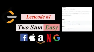 Two Sum LeetCode - 1 | Hashmap | Python |Optimized Solution| O(n) | Placement preparation #leetcode