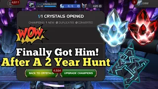 I Finally Got Him After 2 Years! | 5 & 6 Star Crystal Opening | Marvel Contest Of Champions