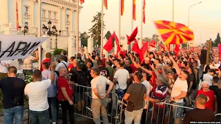 Compromise To Unblock North Macedonia's EU Bid Sparks Protests