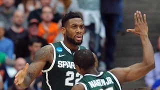 Michigan State vs. Louisville: Branden Dawson alley-oop