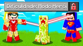 Minecraft MAS nós SOMOS HERÓIS! * modo herói * 🦸🏻