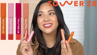 NEW TOWER 28 JUICEBALM TINTED LIP BALMS | ALL SHADES SWATCHED