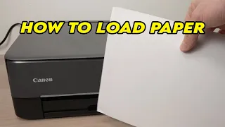 How to Load Paper in Canon TS6420a & TS5320a Printer