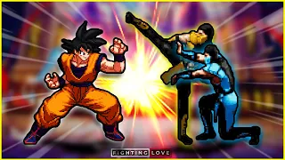 GOKU vs SCORPION & SUB-ZERO 🔴EXTREMELY HIGH LEVEL FIGHT!