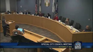Special City Council Meeting 10-17-2022