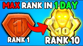 How to get MAX RANK in a Day (Toilet Tower Defense)
