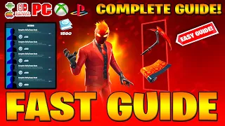 How To COMPLETE ALL INFERNO'S QUEST PACK CHALLENGES in Fortnite! (Free Rewards Quests)