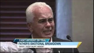 Casey Anthony Trial: George Anthony, Casey's Father, Breaks Down