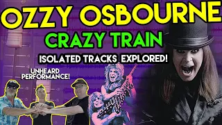 Ozzy Osbourne - Crazy Train [ISOLATED TRACKS - REACTION & ANALYSIS] musicians react