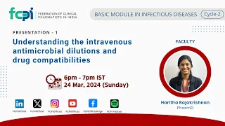 Basic Module in Infectious Diseases (Cycle-2, Presentation-1)