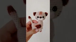 Кот крючком. ket crochet