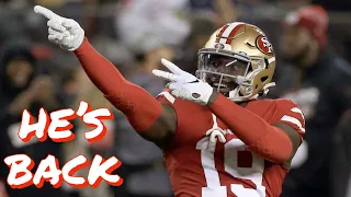 49ers WR Deebo Samuel (Groin) Will Play Against the Cincinnati Bengals