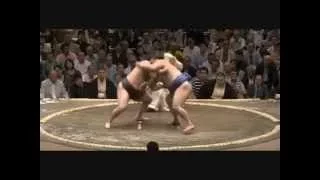 Aki Basho 2015, Day 1, Hakuho vs Okinoumi