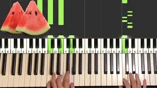 Harry Styles - Watermelon Sugar (Piano Tutorial Lesson)