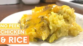 No Peek Chicken and Rice Casserole | One Pan Dinner Idea | Easy Chicken and Rice