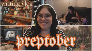 Starting A Brand New Book | Preptober Writing Vlog  🎃