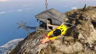 GTA 5 DLC Coil Rocket Voltic Testing Funny Moments and Epic Fails with a Jet Car