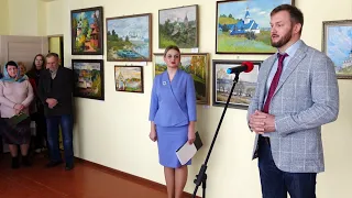 В Шарковщине представлена художественная выставка участников проекта «Русская Атлантида»