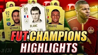 WE GOT ICON BLANC!!! MY FUT CHAMPIONS HIGHLIGHTS! FIFA 20 Ultimate Team