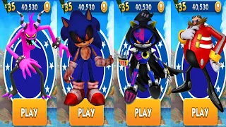 Sonic Dash - Halloween characters EXE Sonic and Reaper Metal Sonic vs All Bosses Gameplay