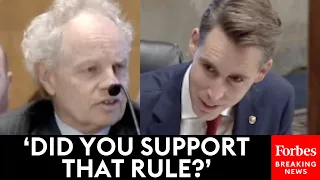 Hawley Presses Biden Nominee On Vaccine Mandate: 'Did You Support That Rule?’